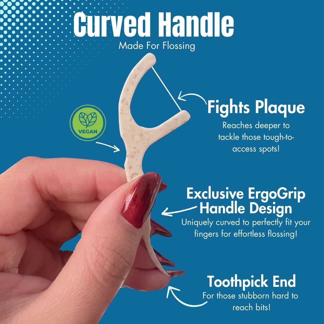 220 Count Single Thread - Mint Floss Picks