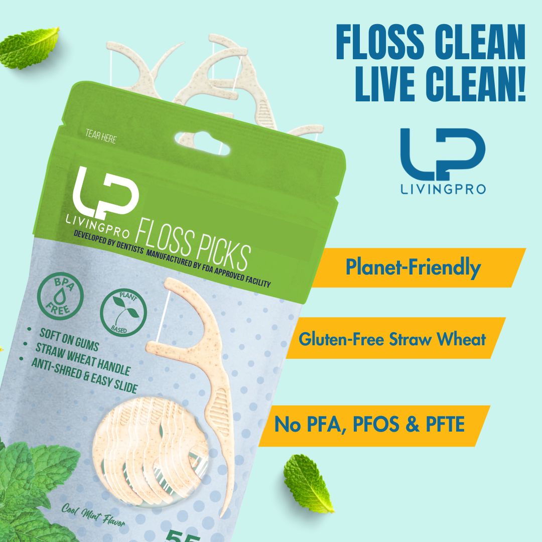 220 Count Single Thread - Mint Floss Picks