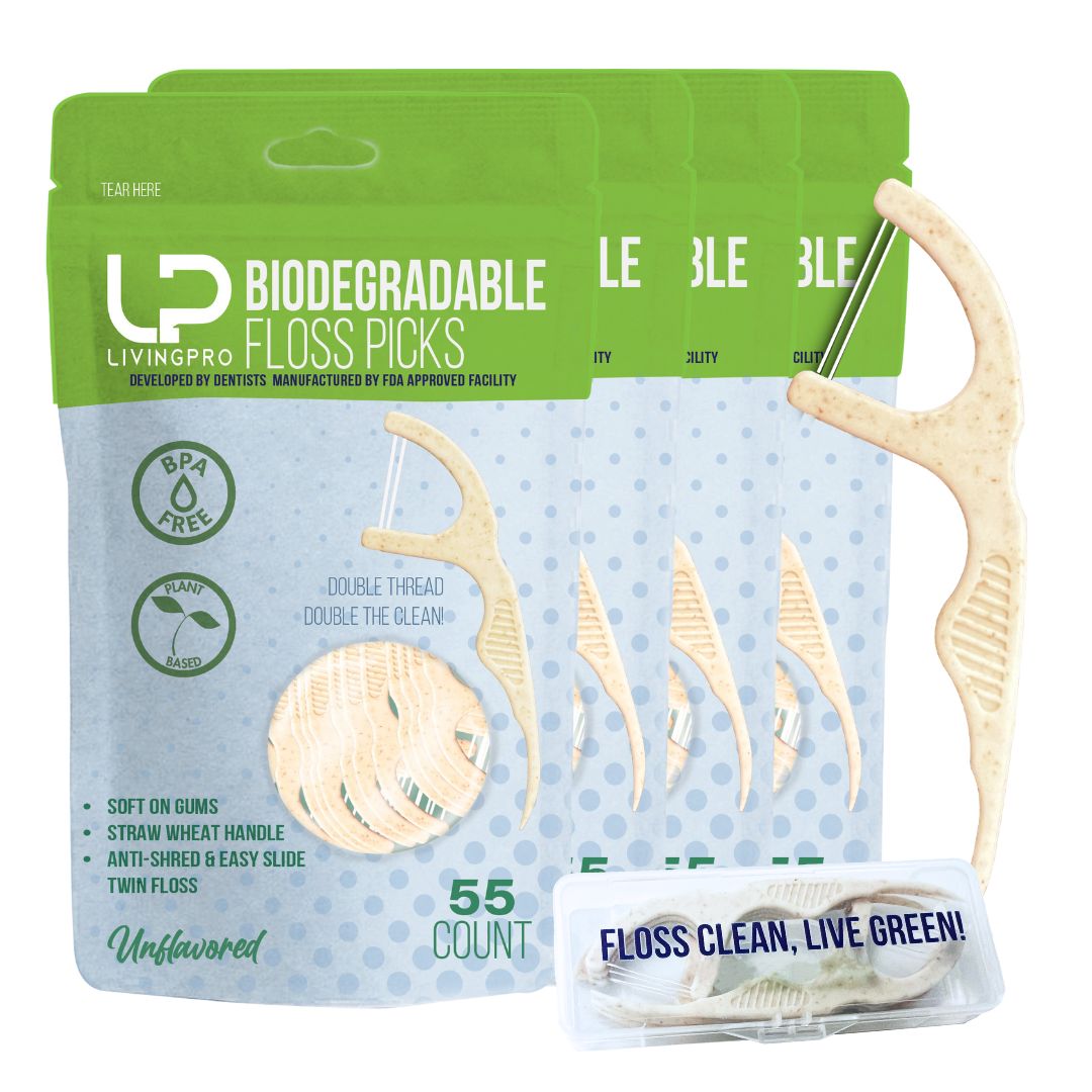 110 Count Double Thread -Unflavored Floss Picks