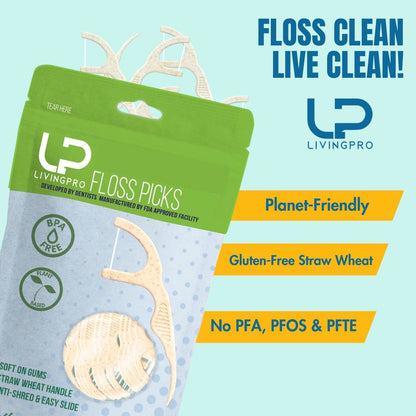 110 Count Single Thread -Unflavored Floss Picks