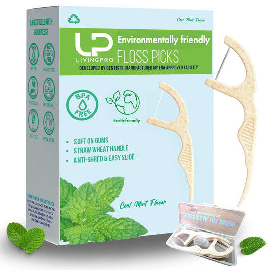 220 Count Single Thread - Mint Floss Picks