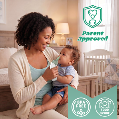 Electric Nasal Aspirator for Baby – Nose Sucker with Toddler Friendly Design, 5 Suction Levels up to 70kPa, Soothing LED & Music, Removable Lid, IPX7 Waterproof, USB-C Rechargeable